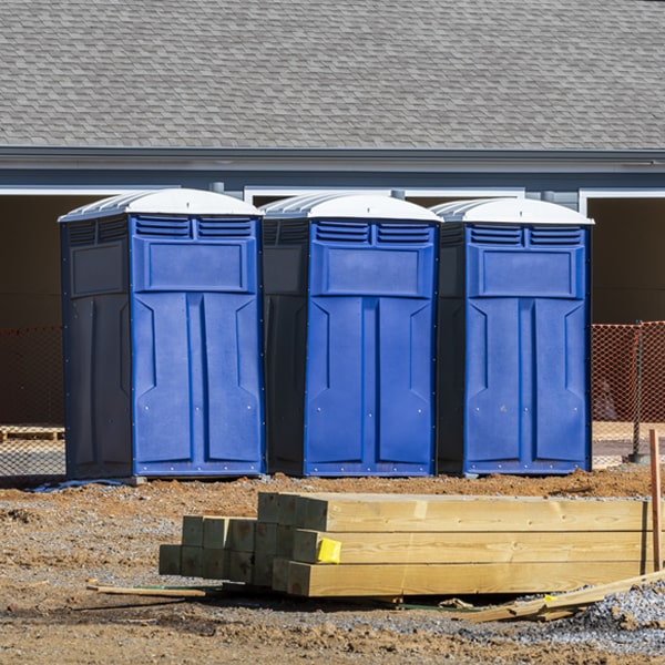 are there any restrictions on where i can place the porta potties during my rental period in Chester Center Connecticut